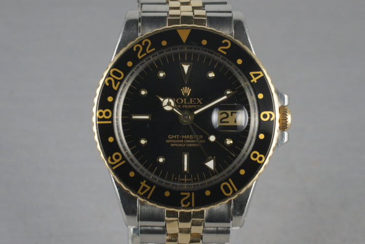 1970 Rolex GMT-Master 14K/SS with Gilt Nipple Dial 1675