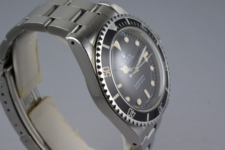 1985 Rolex Submariner 5513 Spider Dial