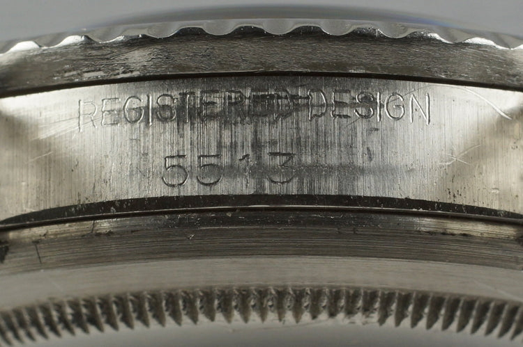 1966 Rolex Submariner 5513 with Gilt Bart Simpson Dial