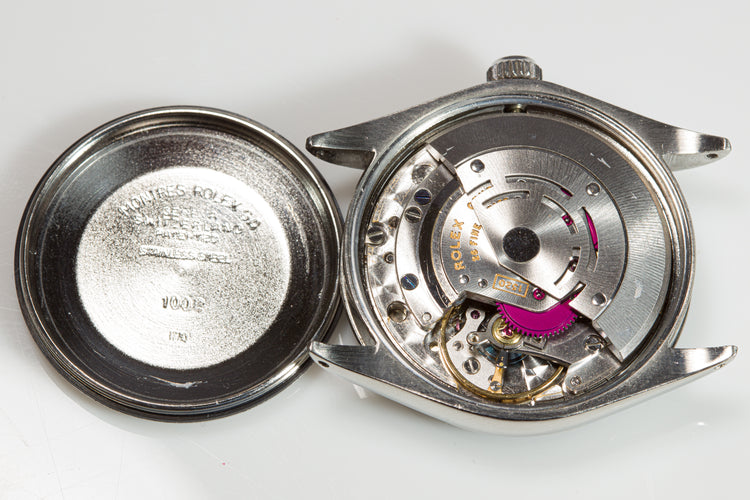 1972 Rolex Oyster Perpetual Air King Precision 5500 Glossy Black Dial