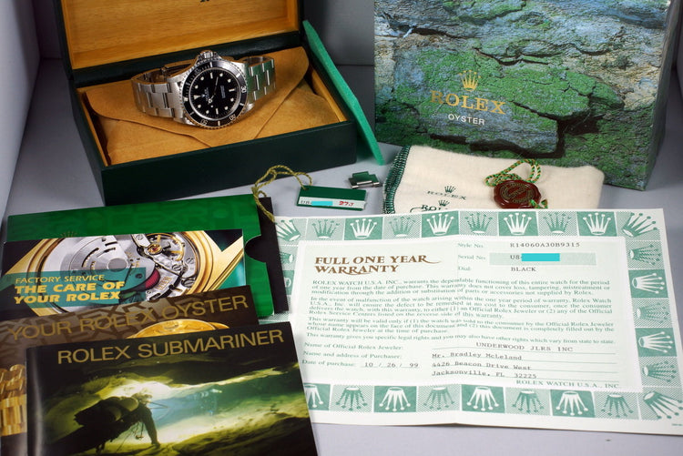 1997 Rolex Submariner 14060 with Box and Papers