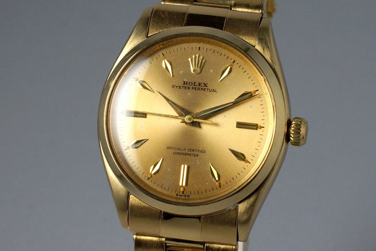1957 Rolex YG Oyster Perpetual 6564