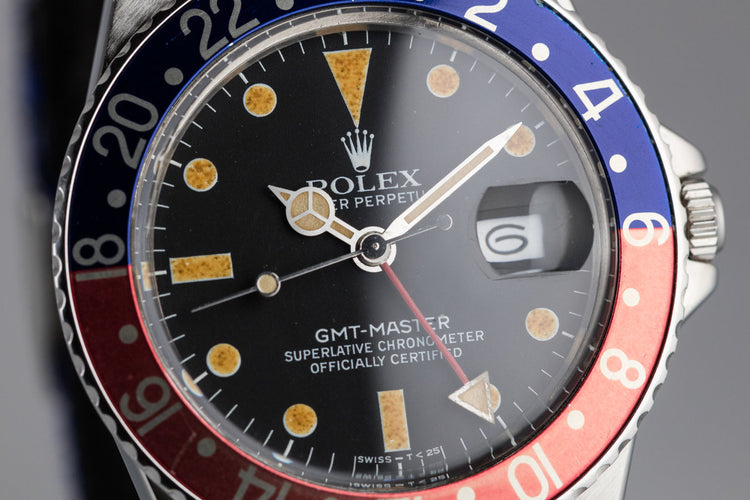 1981 Rolex GMT-Master 16750 With Matte Dial and "Pepsi" Insert