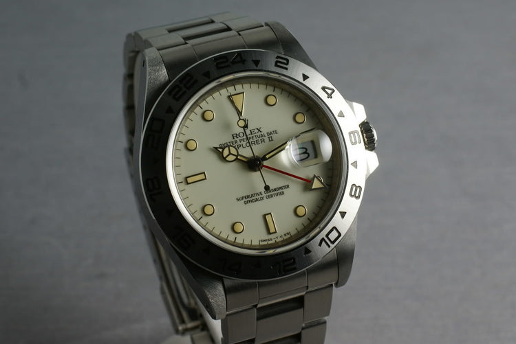 Rolex Explorer II 16550 Unpolished and Mint Cream Dial