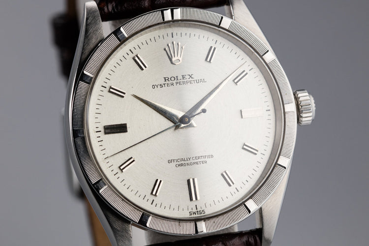 1956 Rolex Oyster Perpetual 6569 Swiss Only Silver Dial