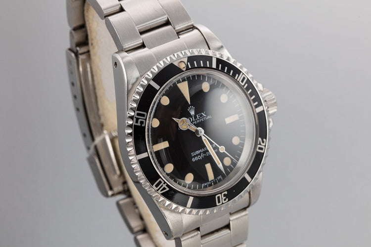 1982 Rolex Submariner 5513 MK IV Maxi Dial