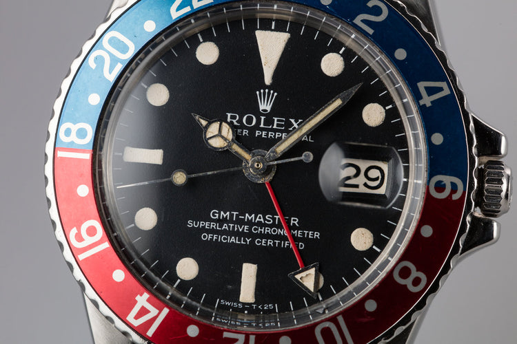1968 Rolex GMT-Master 1675 "Pepsi" with Mark 1 Matte Dial