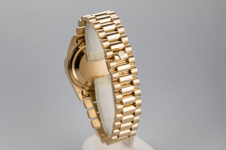 1995 Rolex 18K YG Day-Date 18238 Champagne Dial with Papers