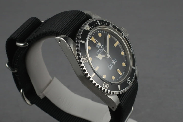 1985 Rolex Submariner 5513 with Creamy WG surrounds