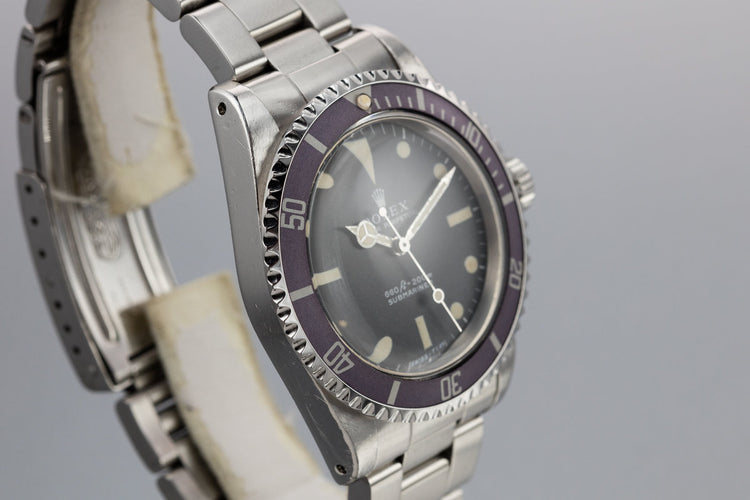 1971 Rolex Submariner 5513 Serif Dial