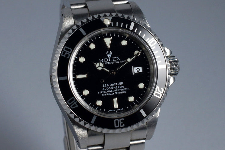 2000 Rolex Sea Dweller 16600 with Box and Papers