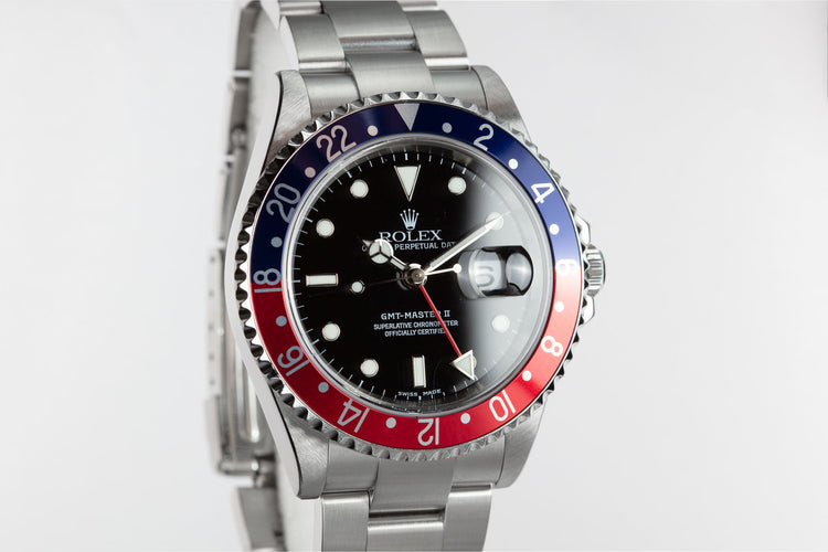 2003 Rolex GMT-Master II 16710 "Pepsi" with Box and Papers