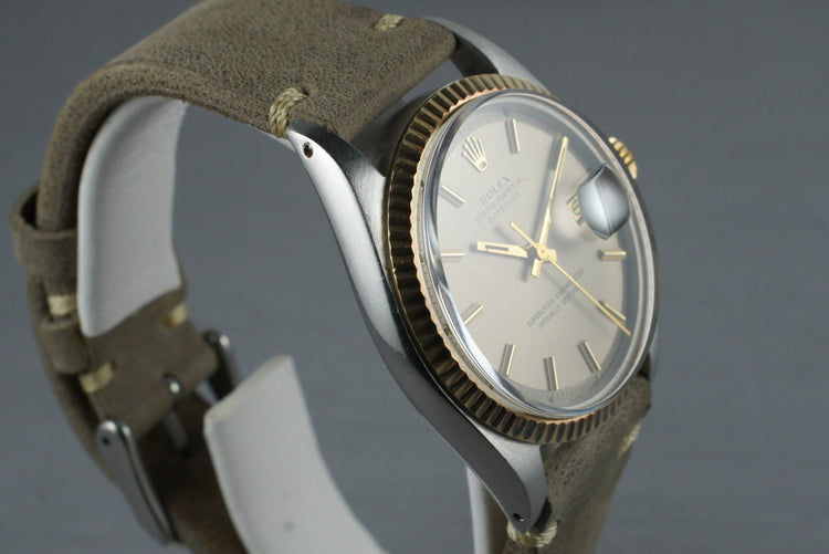1969 Rolex Two Tone DateJust 1601 with Brown Dial