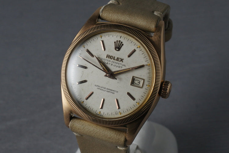 1954 Rolex 18K Rose Gold Datejust 6305