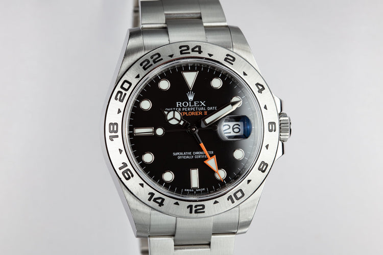 2018 Rolex Explorer II 216570 with Box and Papers