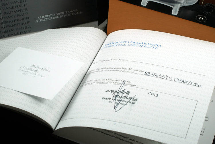 Panerai PAM 372 with Box and Papers