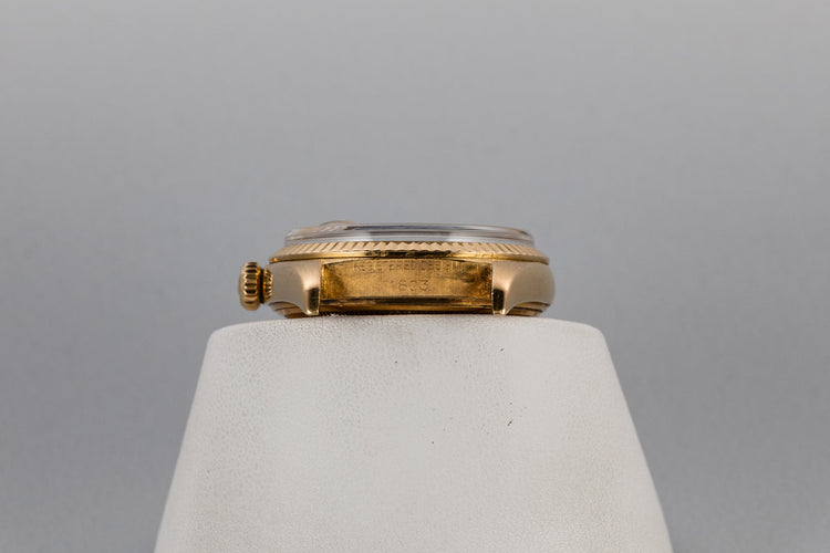 1969 Rolex 18K YG Day-Date 1803 Champagne Dial with Double Punch Papers and Box