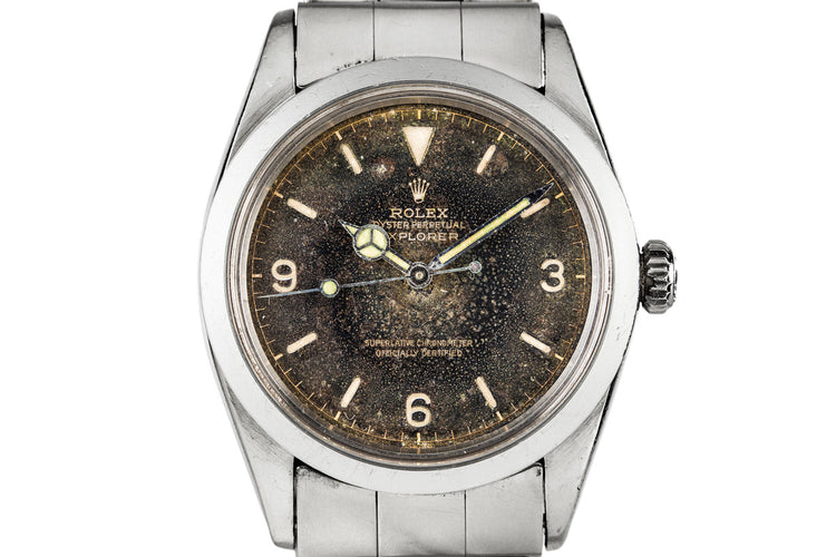 1963 Rolex Explorer 1016 with Aged Tropical Gilt Dial