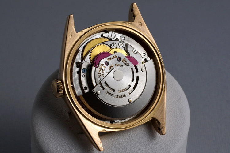 1972 Rolex Rose Gold Day-Date 1803 Black Dial