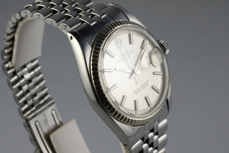 1972 Rolex DateJust 1601 Silver Cream Sigma Dial