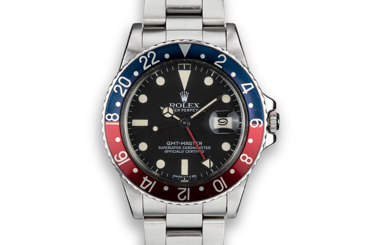 1979 Rolex GMT-Master 16750 "Pepsi"