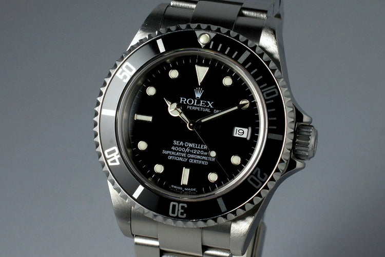 2003 Rolex Sea Dweller 16600 with Box and Papers