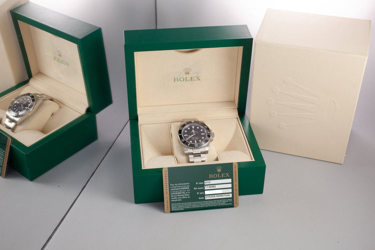 2014 Rolex Submariner 114060 with Box and Papers