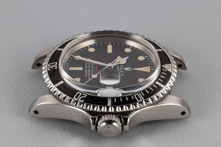 1971 Rolex Red Submariner 1680 with MK IV Dial