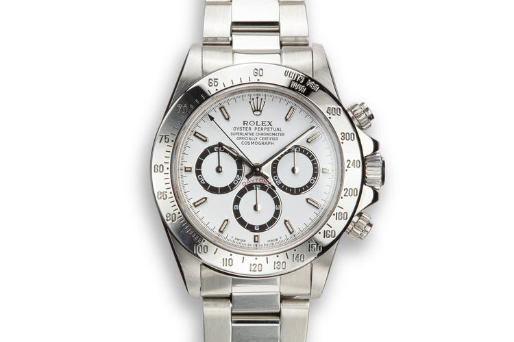 1997 Rolex Zenith Daytona 16520 White Dial with Box