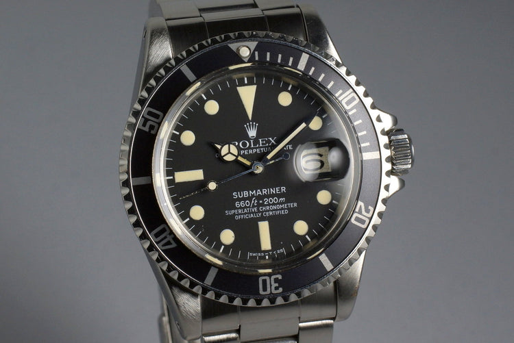 1978 Rolex Submariner 1680 with Box and Papers