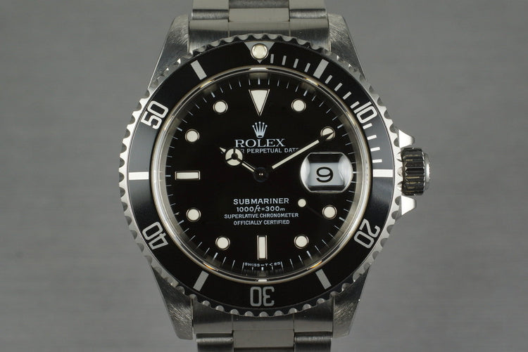 1997 Rolex Submariner 16610