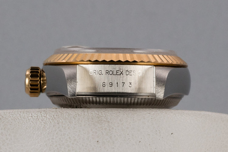 1996 Rolex Two-Tone Ladies DateJust 69173 Champagne Dial with Papers