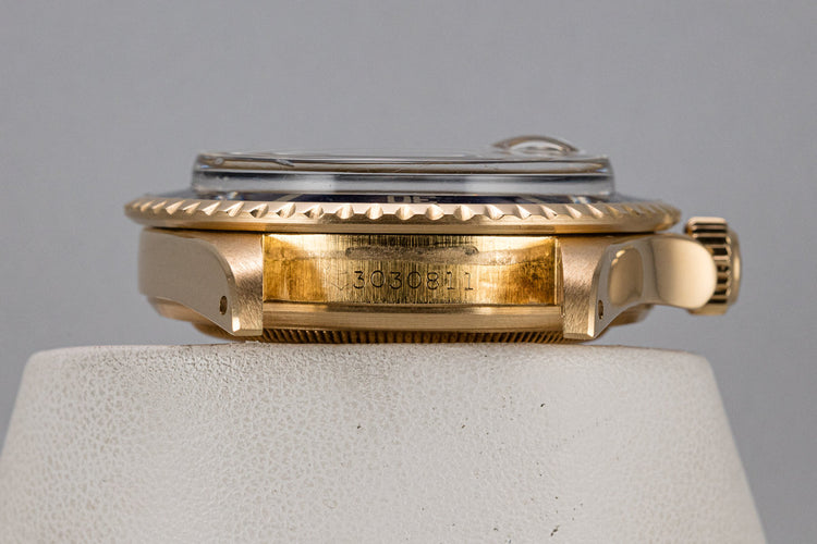 1972 Rolex 18K YG Submariner 1680 Blue Nipple Dial