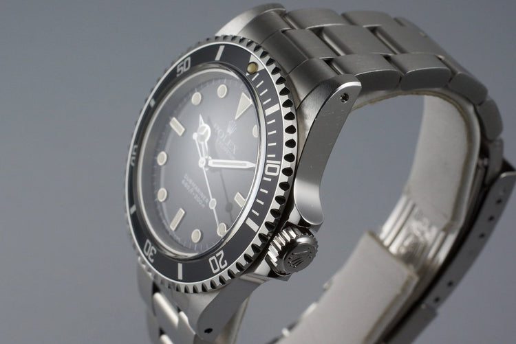1989 Rolex Submariner 5513 with Box and Papers