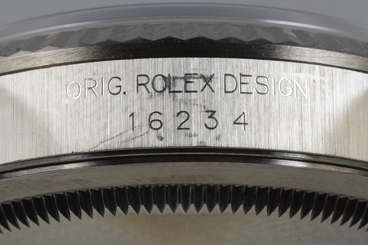 1995 Rolex DateJust 16234 Black Dial