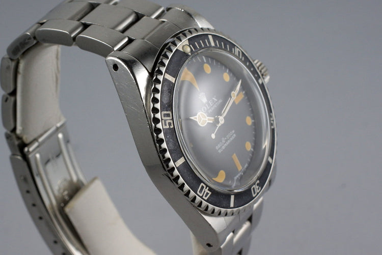 1972 Rolex Submariner 5513 Serif Dial