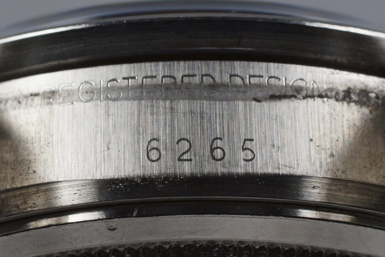 1978 Rolex Daytona 6265 Black Big Red Daytona Dial