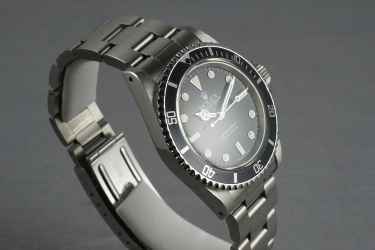 1987 Rolex Submariner 5513 with Box and Papers