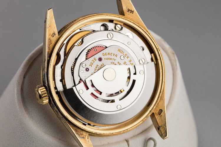 1986 Rolex 14K YG Date 15037 "Ford Motor Company Executive" Blue Diamond Dial