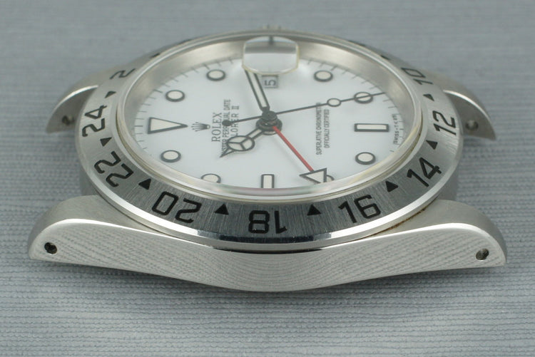 1995 Rolex Explorer II 16570 White Dial with Box and Papers