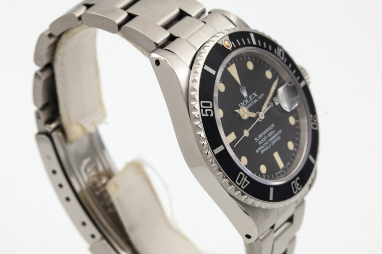 1983 Rolex Submariner 16800 Matte Dial