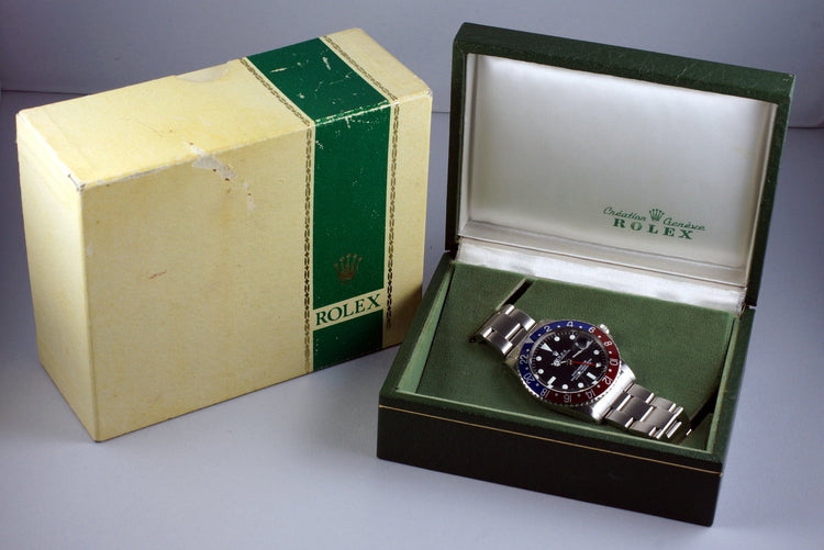 1960 Rolex GMT 1675 PCG Service Dial with Box