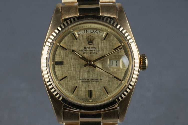 1972 Rolex Vintage 18K YG President 1803