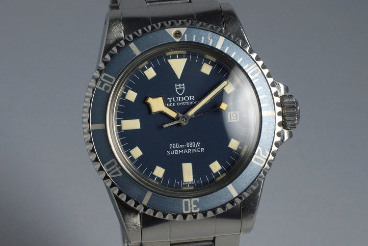 1981 Tudor Submariner 94110 Blue Snowflake