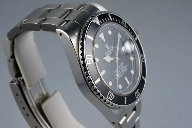 1987 Rolex Submariner 168000