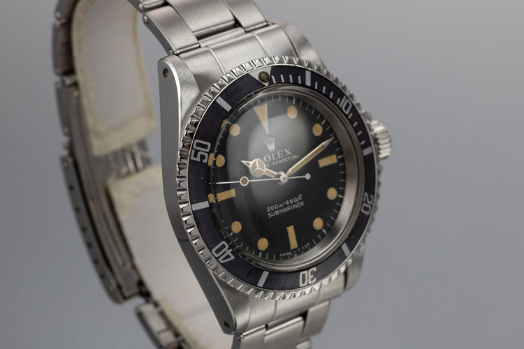 1967 Rolex Submariner 5513 with Meters First Dial