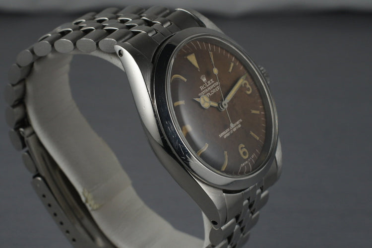 1965 Rolex Explorer 1 1016 with Gilt Tropical Dial