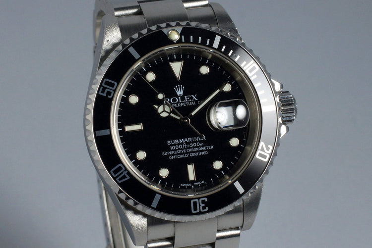 2003 Rolex Submariner 16610