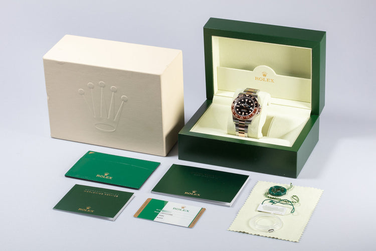 2020 Rolex Ever Rose GMT-Master II 126711CHNR “Root Beer” with Full Set
