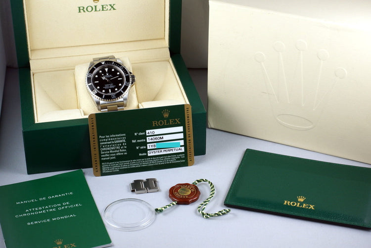 2012 Rolex Submariner 14060M 4 Line Dial with Box and Papers